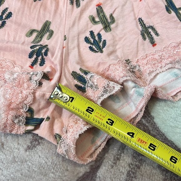Torrid Super Soft Lace Trim Short in Pink Cactus - Picture 7 of 9